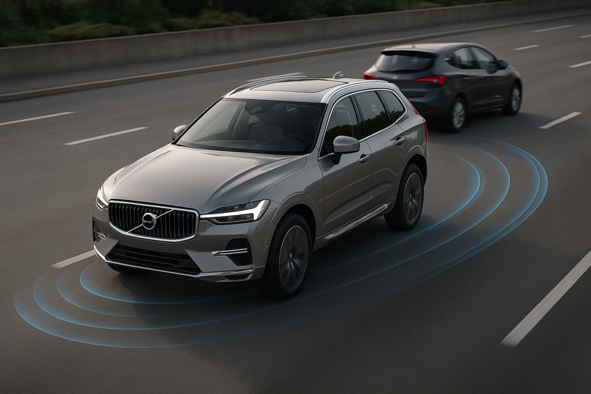 Tính năng đánh lái tránh va chạm của Volvo