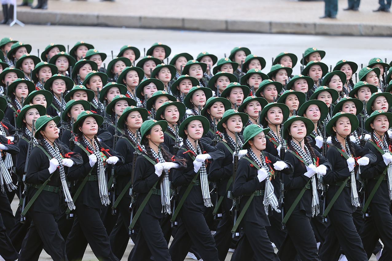 Khối nữ Du kích miền Nam - Ảnh: VGP/Nhật Bắc