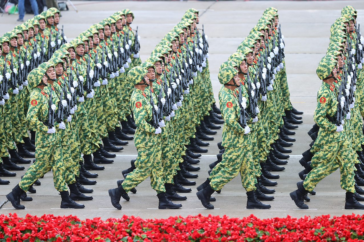 Khối chiến sĩ Công binh - Ảnh: VGP/Nhật Bắc