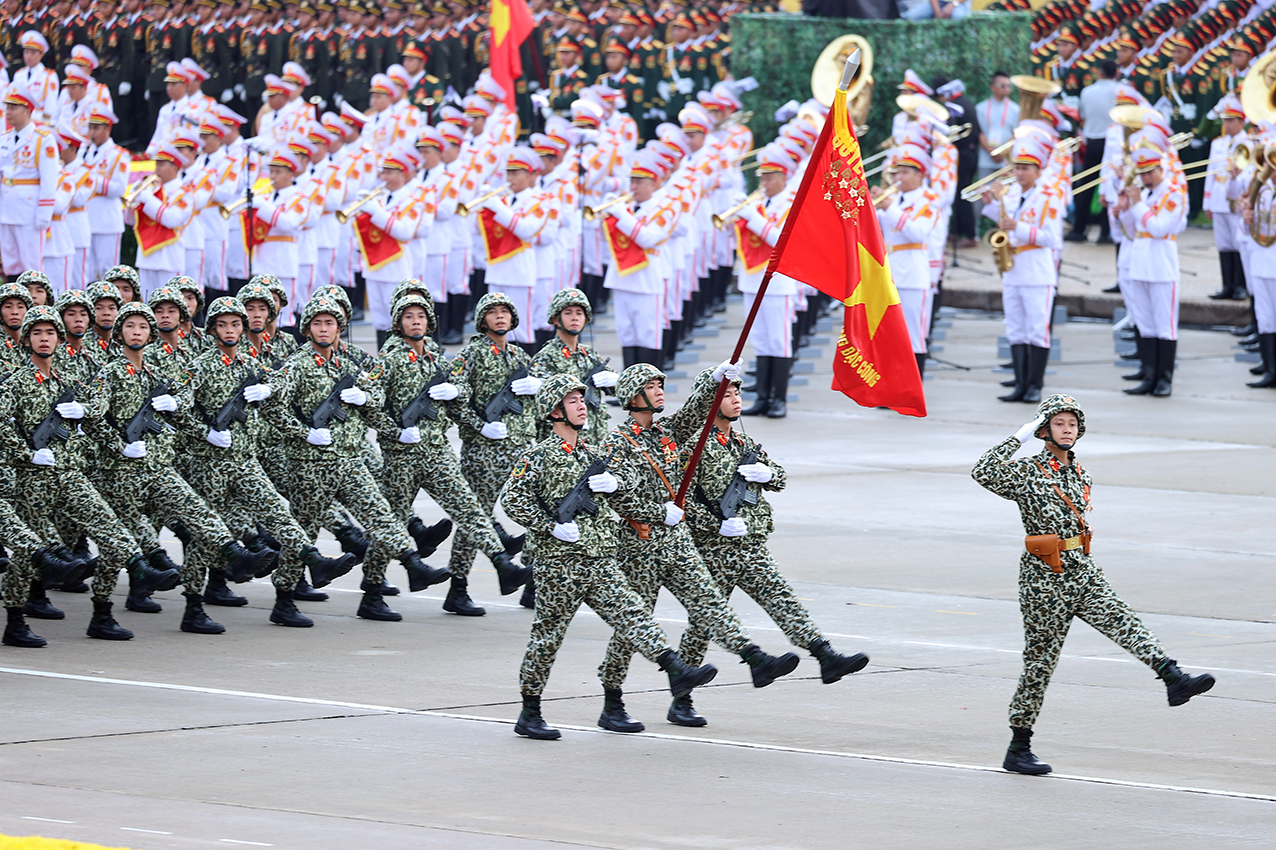 Khối chiến sĩ Đặc công - Ảnh: VGP/Nhật Bắc