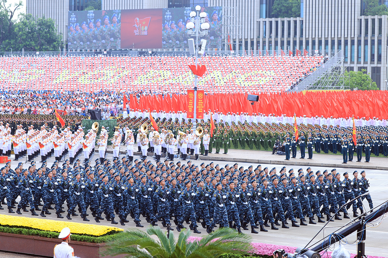 Khối chiến sĩ Tác chiến không gian mạng - Ảnh: VGP/Nhật Bắc