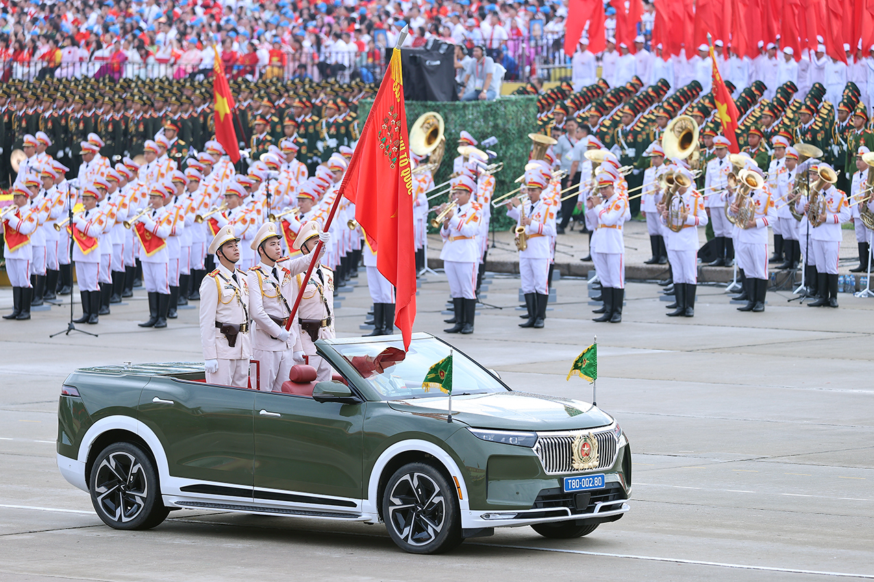Tổ Công an kỳ - lá cờ vinh quang vì an ninh với những phần thưởng cao quý mà Đảng, Nhà nước trao tặng - Ảnh: VGP/Nhật Bắc