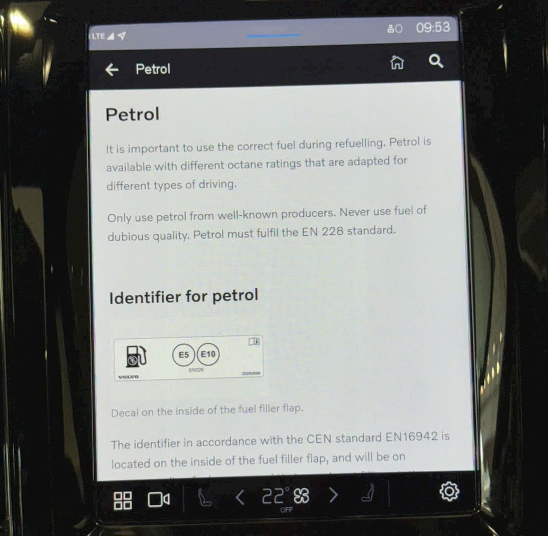 XE VOLVO CÓ SỬ DỤNG ĐƯỢC XĂNG E10 KHÔNG?