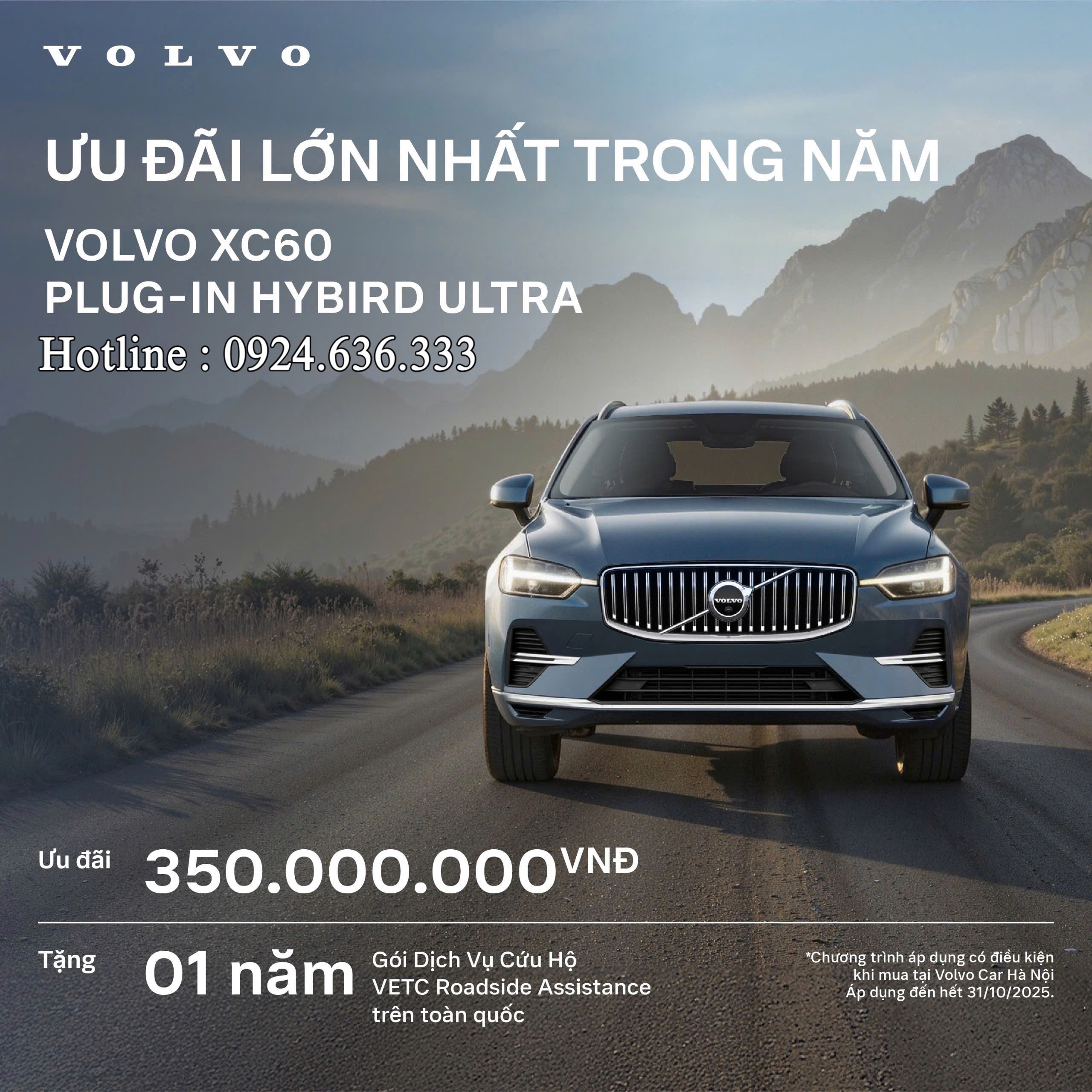 giá xe volvo tháng 10