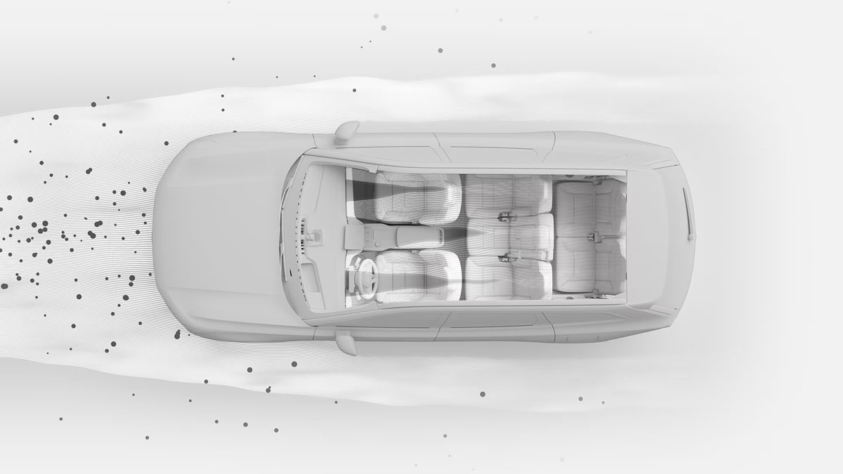 Hệ thống loc không khí và bụi mịnh cực kì đáng giá trên các mẫu xe Volvo